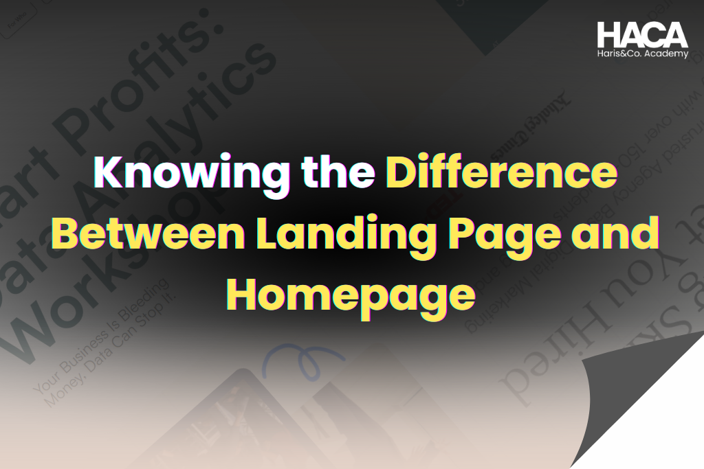 difference between landing page and homepage